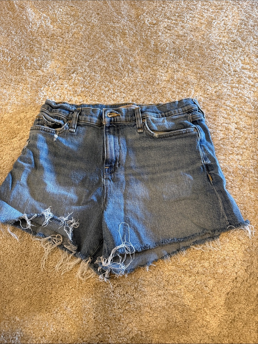 Hudson size 29. Denim Frayed Hem Women’s Shorts - Blue